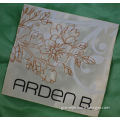 satin embroidery label with printing
